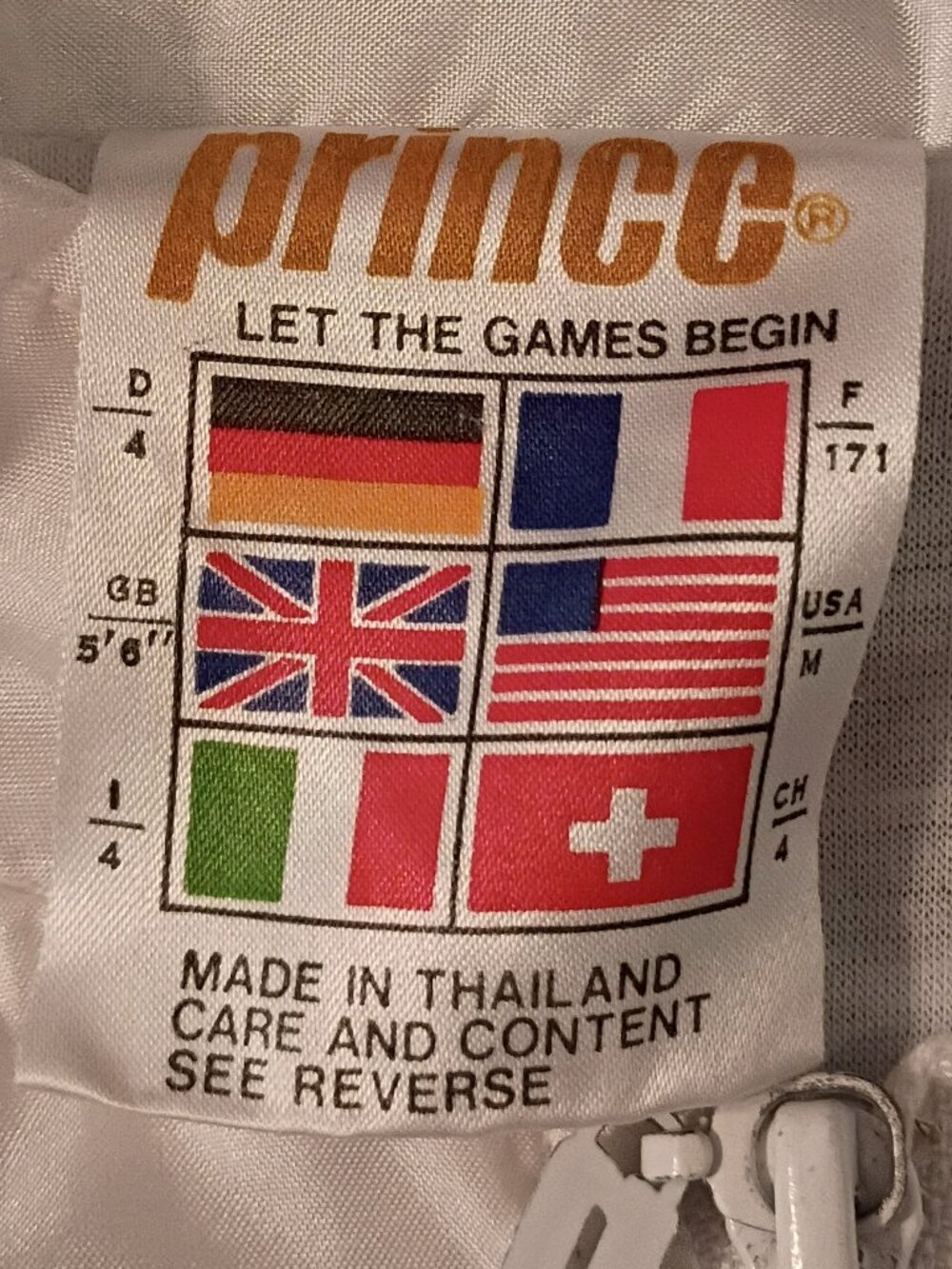 Vintage Prince Windbreak Set